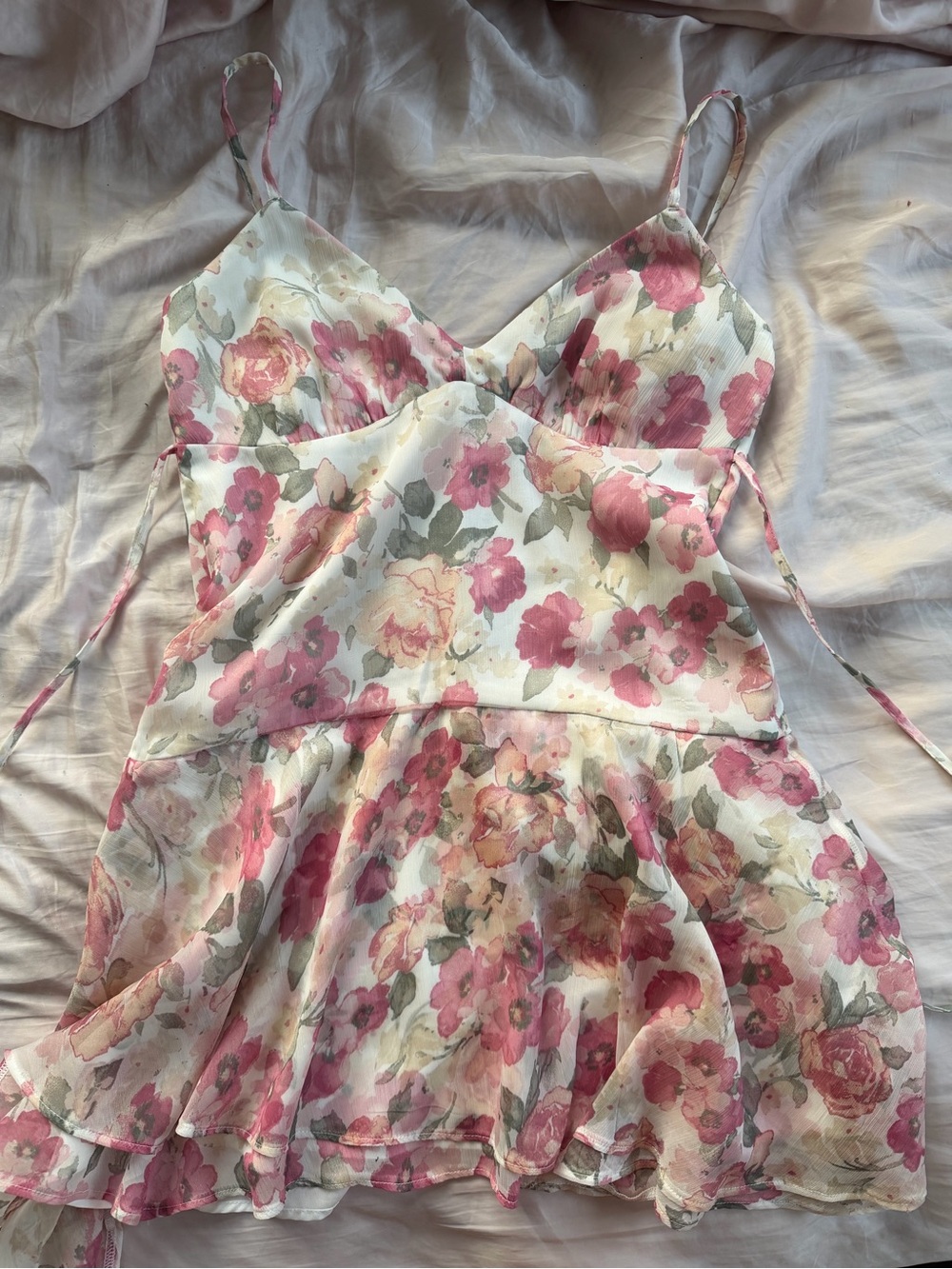Hollister Pink Floral Dress